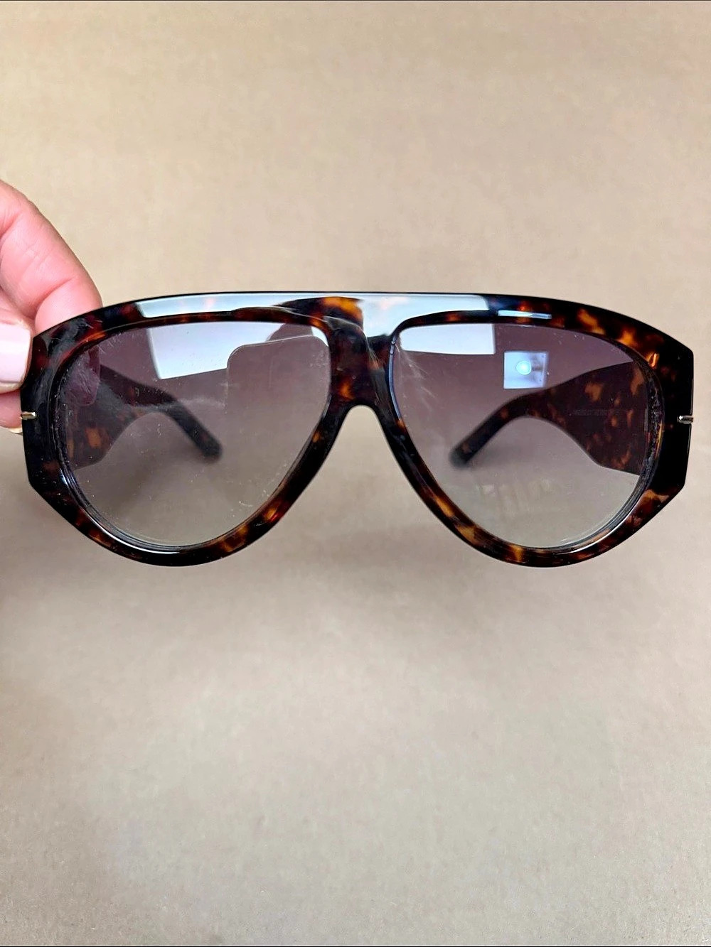 Oversized Sunglasses Tortoiseshell Glasses